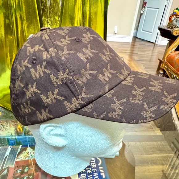Michael Kors Accessories - ✅NEW “Michael Kors” Tan Monogram Baseball Cap 🧢
